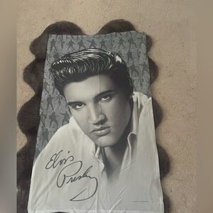 Fleece Elvis throw blanket 35x57